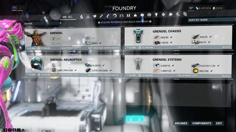 how to get grendel|grendel warframe parts.